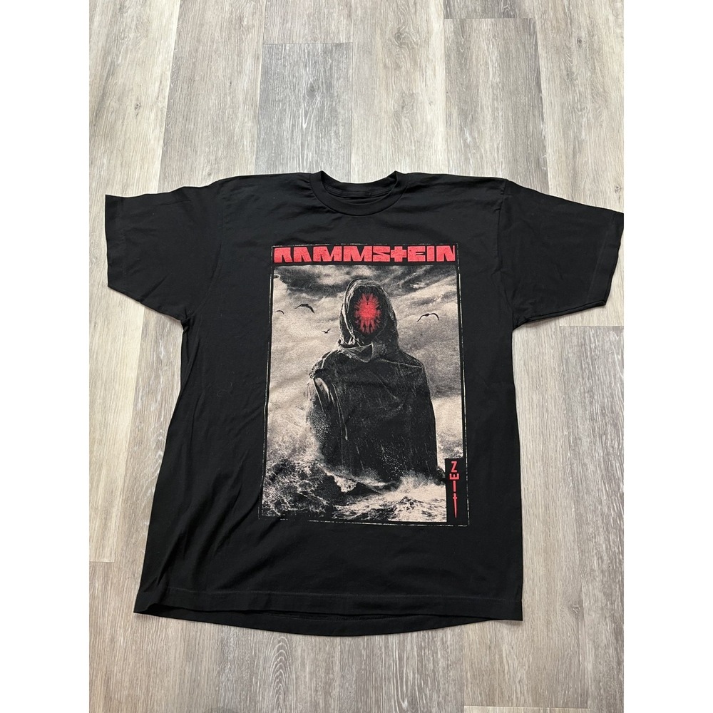 Rammstein Zeit Zeithuter Tour German Industrial T Shirt Full Print Black Size XL